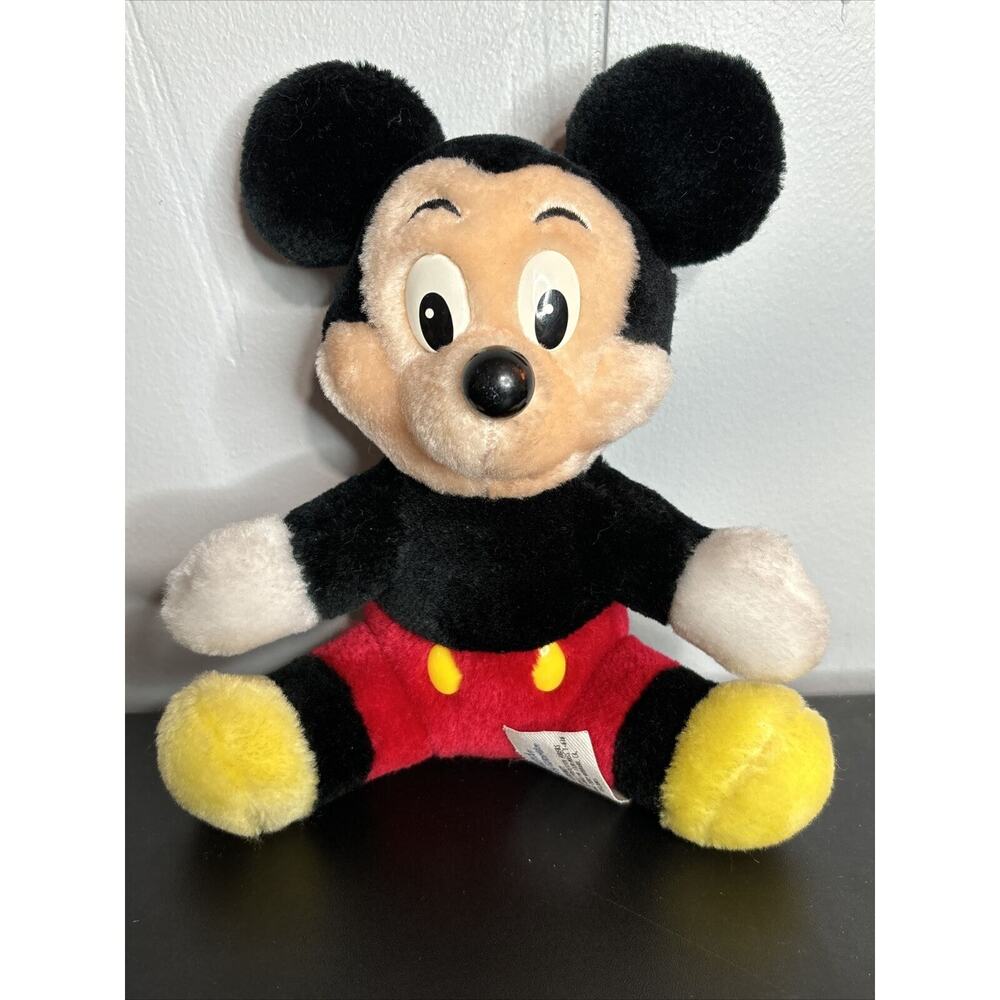 Mickey Mouse Plush Disney, Disneyland Vintage Seated
